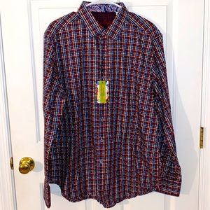 Robert Graham Classic Fit Button-Down Shirt Sz XL